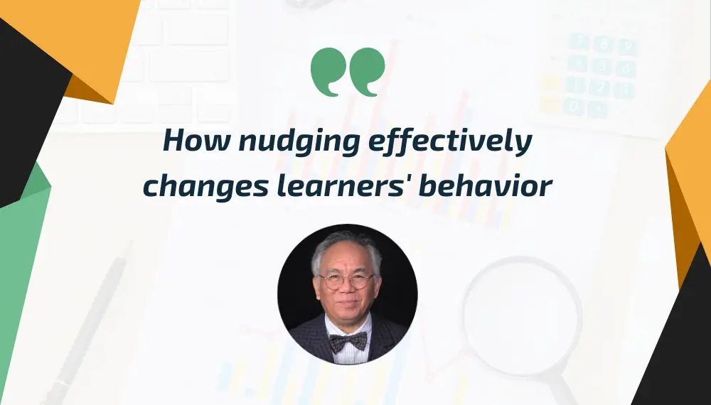How nudging effectively changes learners' behavior